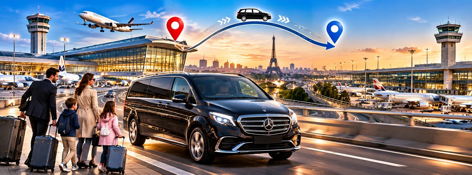 CDG to Orly Transfer by Private Car: Timing, Traffic and Connection Tips — Luxberri chauffeur service