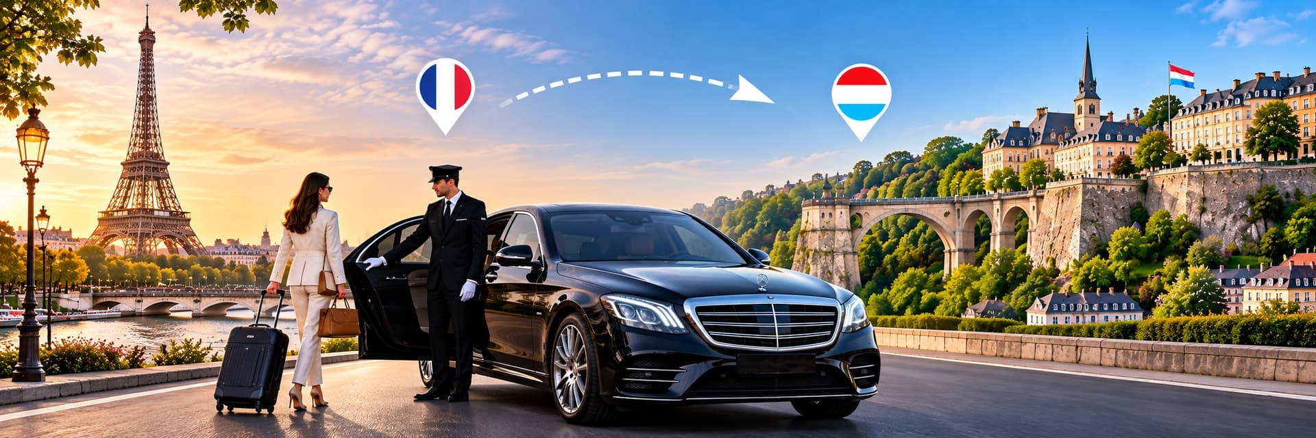 Paris to Luxembourg Private Transfer | Luxberri — Luxberri chauffeur service