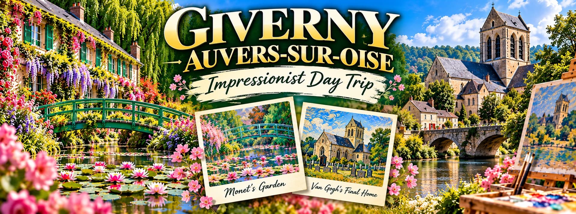 Giverny and Auvers-sur-Oise: The Impressionist Day Trip from Paris — Luxberri chauffeur service