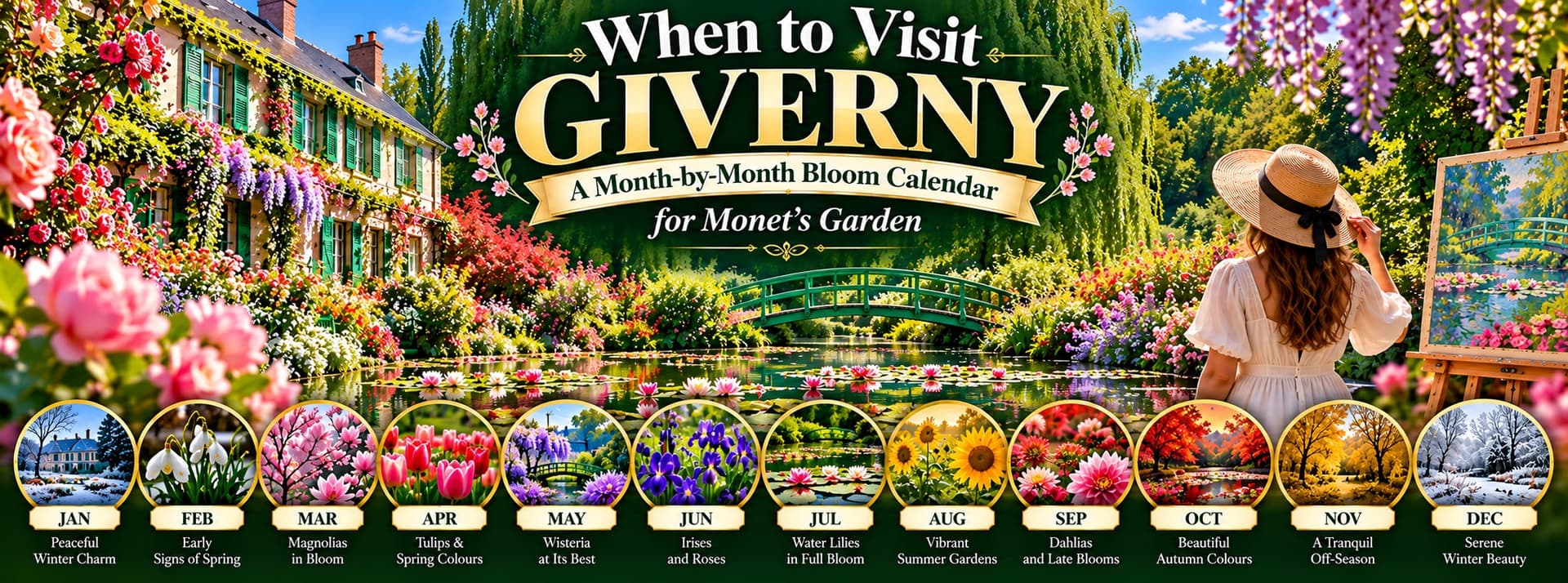 When to Visit Giverny: A Month-by-Month Bloom Calendar for Monet's Garden — Luxberri chauffeur service