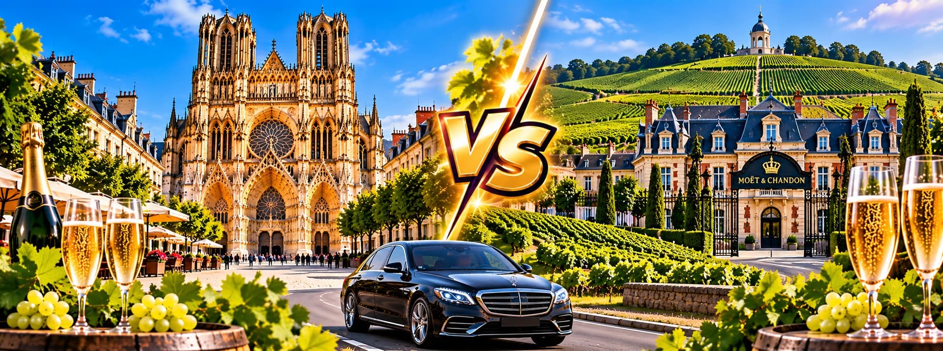 Reims vs Epernay: Which Champagne Town Should You Visit from Paris? — Luxberri chauffeur service