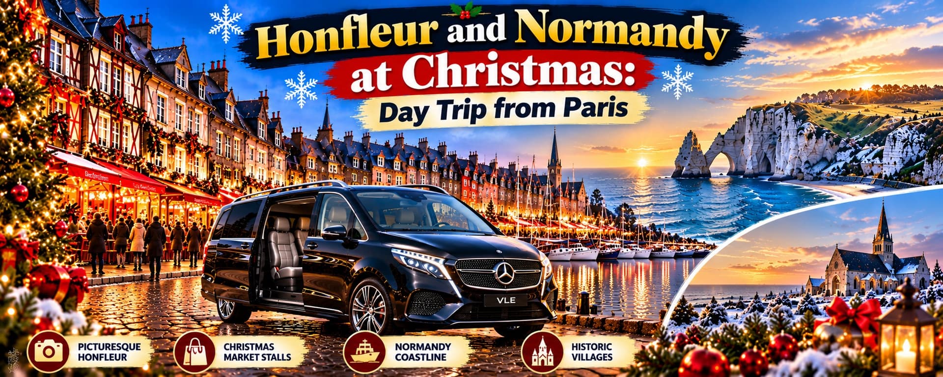 Honfleur and Normandy at Christmas: Day Trip from Paris — Luxberri chauffeur service
