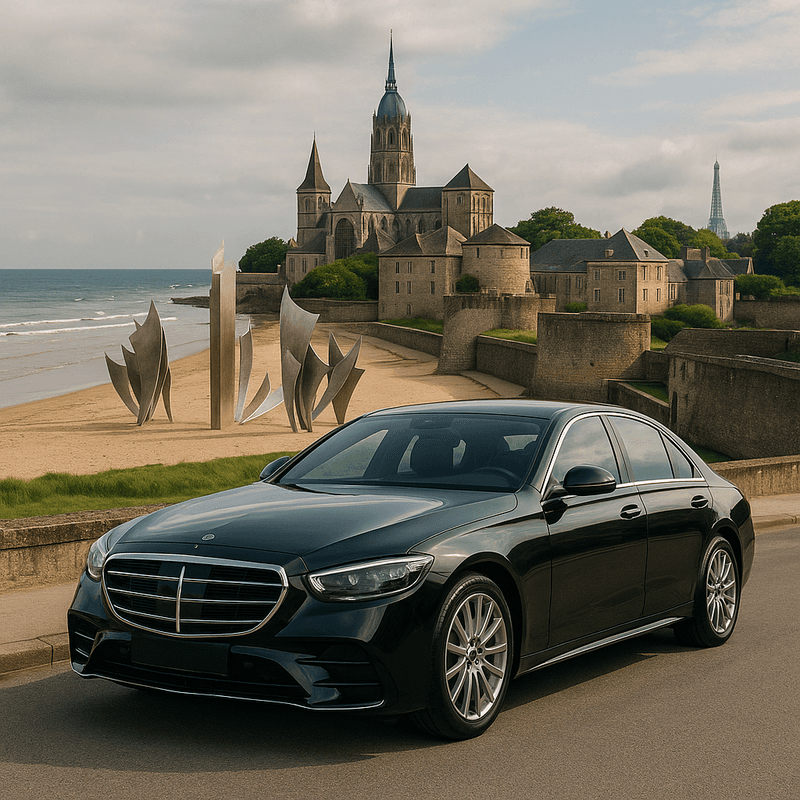 Paris to D-Day Beaches Private Chauffeur Transfer