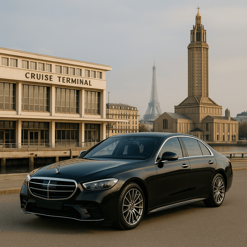 Paris to Le Havre Luxury Cruise Terminal Chauffeur Transfer